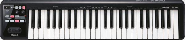 Roland - A-49 (Svart) | MIDI-klaviatur