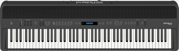 Black with Stand Pedals and Lesson Book Roland FP90 Digital Piano 