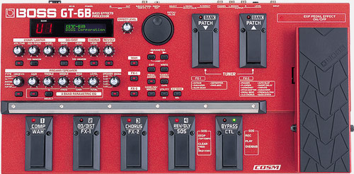 boss gt 6 multi effects pedal