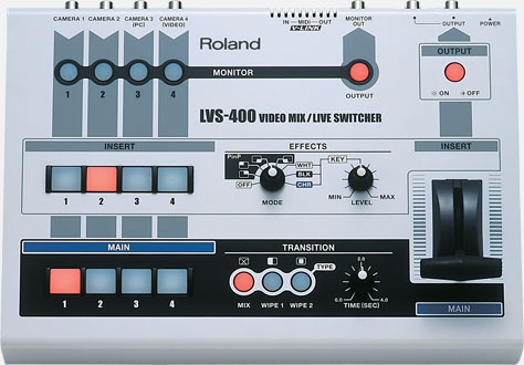 Roland Pro A/V - LVS-400 | Video Mix/Live Switcher