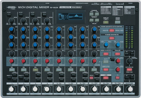 Roland - M-16DX | 24-bit / 96kHz 16-channel Digital Mixer