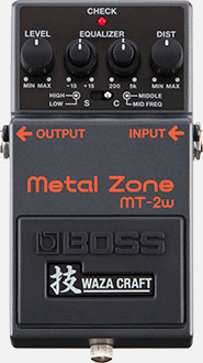 Boss MT-2W Waza Craft Metal Zone pedal