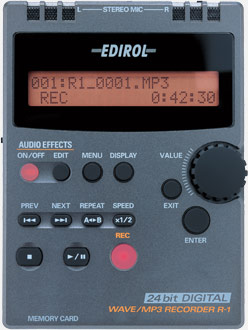 Roland - R-1 | WAVE/MP3 Recorder