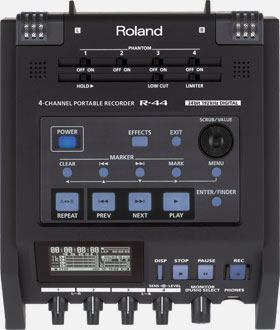 Roland Pro A/V - R-44 | 4-Channel Portable Recorder