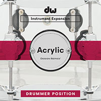 DW Design Series Acrylic: Drummer Position