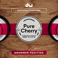 DW Pure Cherry: Drummer Position
