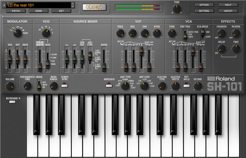 Roland - SH-101 | Software Synthesizer