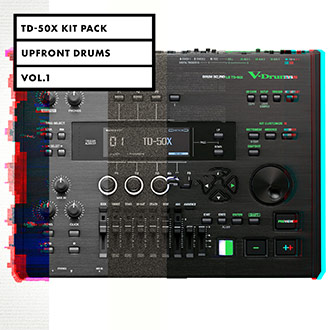 Roland - TD-50X Kit Pack: Upfront Drums Vol. 1 | V-Drums Kit