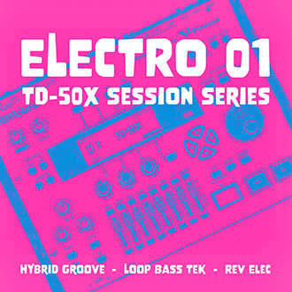 Roland - TD-50X Session Series: Electro 01 | V-Drums Kit Expansion