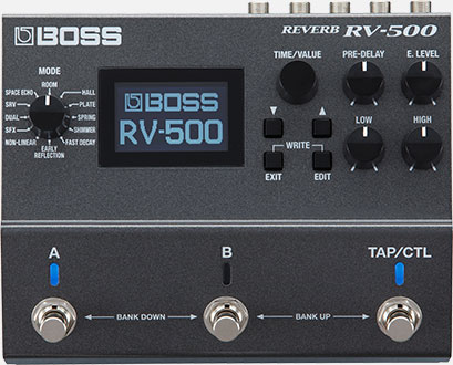 Stereo Bluetooth In-ear and 1 Year Everything Music Extended Warranty Boss RV-500 Reverb Pedal includes Free Wireless Earbuds