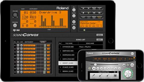 Sound Canvas for iOS | Software Synthesizer with SMF  - Roland