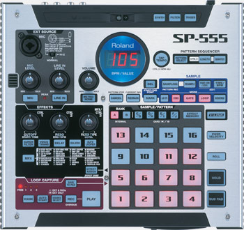 SP-555 | Creative Sampler with Performance Effects - Roland