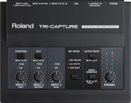 Roland - TRI-CAPTURE | USB Audio Interface [UA-33]