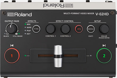 Roland Pro A/V - V-02HD | マルチフォーマット・ビデオ・ミキサー<br 