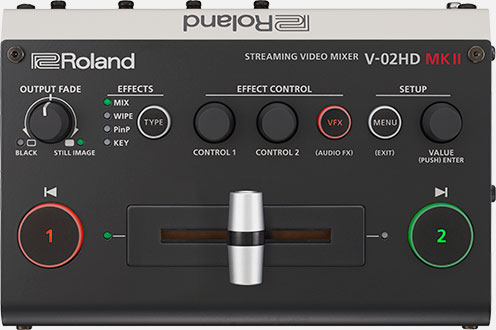 ジーンズを中心 【送料込・元箱付】Roland V-02HD ビデオミキサー DJ機器
