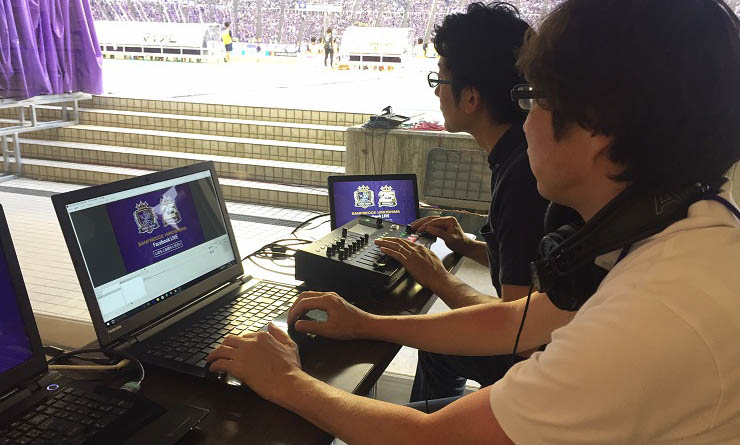 サンフレッチェ広島 F.C オフィシャル Facebook ページでの生配信