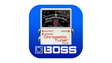 人気モデルと同じデザインで快適に楽器をチューニング 