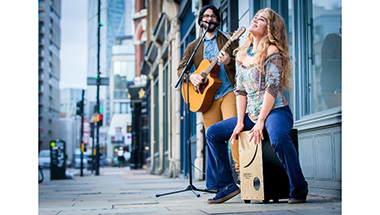 アコースティックと電子のハイブリッド打楽器