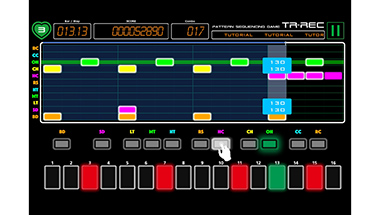 ダンスミュージックのリズムトラック作りを楽しみながら体感できる