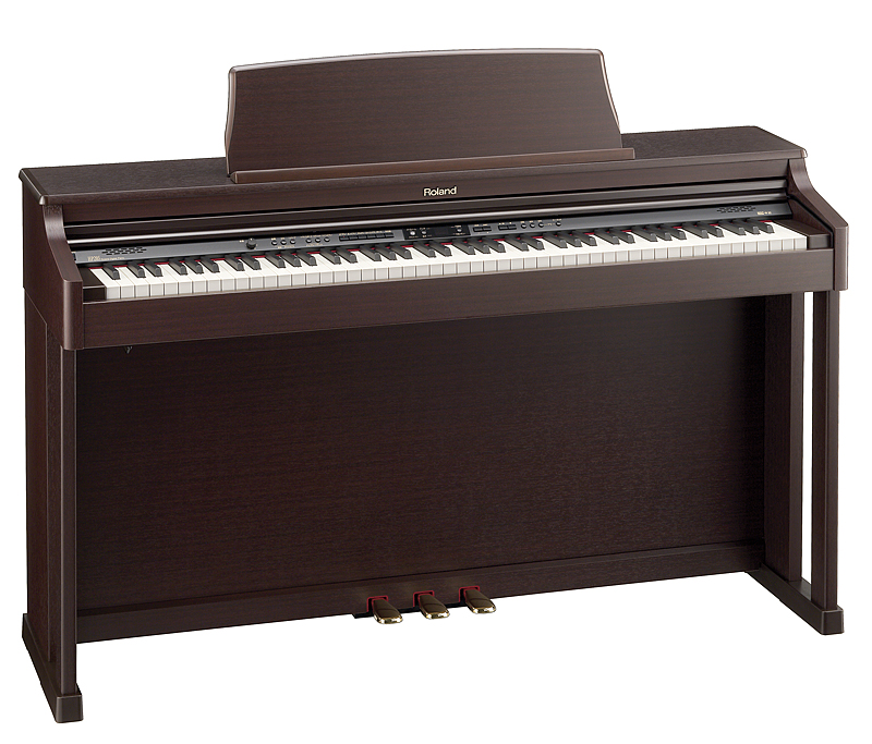 大阪売り出し 【sak k様用】電子ピアノ Roland HP205 椅子付きチェリーブラウン 鍵盤楽器