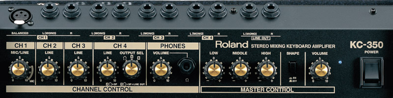 Roland - KC-350 | 4 Channel Stereo Mixing Keyboard Amplifier